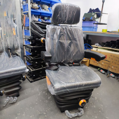 Fahrersitz für Maschinenfahrzeuge mit PVC-Material und Dreigang-Kopfhähnchenregelung