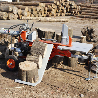 Holzhalter akzeptabel OEM Horizontale 28T Baumstamm Holzspaltmaschine für den Haushalt