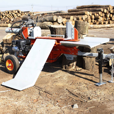 Holzhalter akzeptabel OEM Horizontale 28T Baumstamm Holzspaltmaschine für den Haushalt