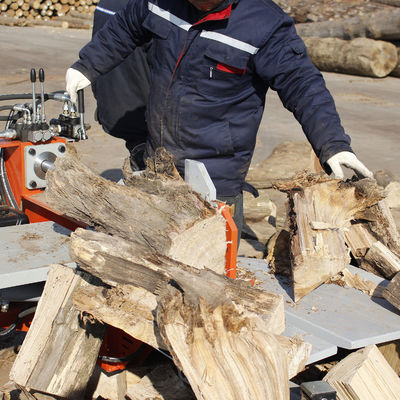 Holzhalter akzeptabel OEM Horizontale 28T Baumstamm Holzspaltmaschine für den Haushalt