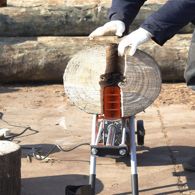 Elektrische Holzspalter 8 Tonnen mobiler Holzspalter für Heimspalter Durchmesser 50-400 mm