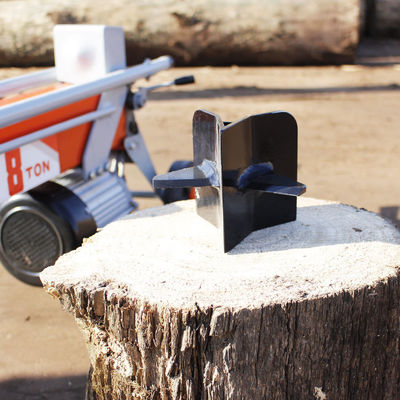 Elektrische Holzspalter 8 Tonnen mobiler Holzspalter für Heimspalter Durchmesser 50-400 mm