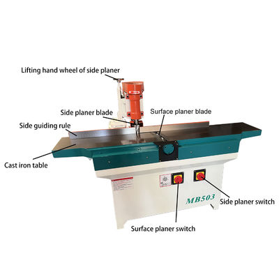 300 mm 400 mm Automatischer Holz MB503 Multifunktionaler Schreibtisch-Bevelplaner für die Holzbearbeitung