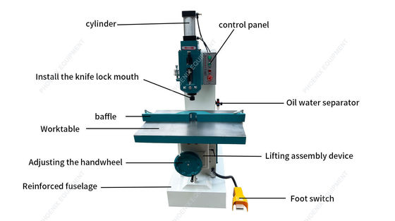 Einfache Bedienung MX5068 Holzbearbeitung Vertikale Einzelspindel-Form-Fräsmaschine für Möbel