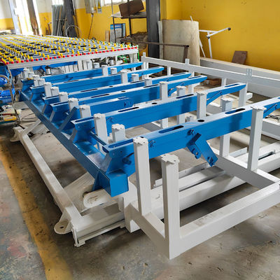 Spannung 380V/50Hz/3P Glasdoppelkantelarmmaschine zum Schleifen und Polieren bei 1-8m/min