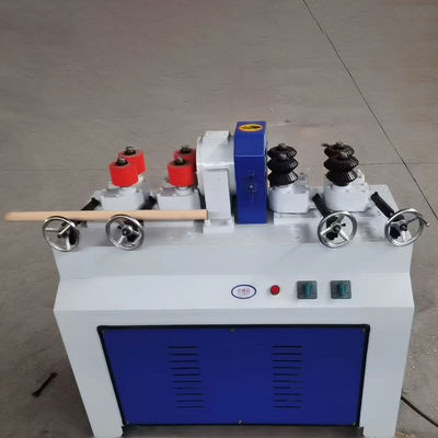 4kW Leistung Doppel-In und Doppel-Out Einstellbare Dicke Mop Rund Holzstange Maschine
