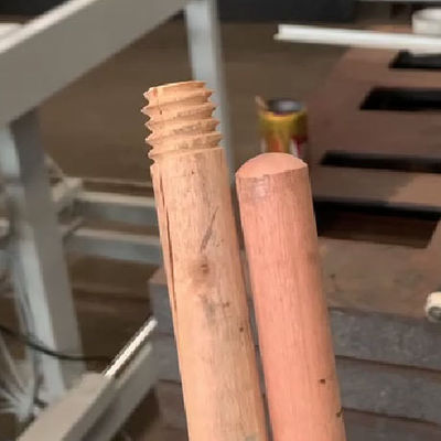 Anpassbares Rundkopf schärfendes Schneiden Motor 0,75kw * 2 Mop Bar Rundstange Maschine