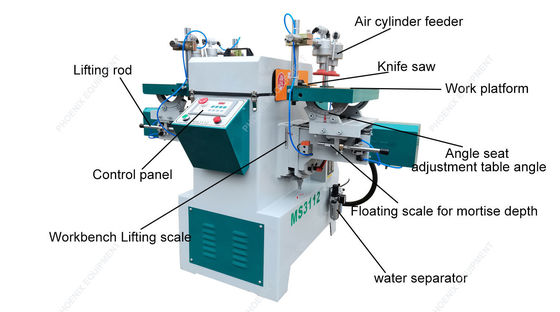 MS3112 Holzbearbeitung CNC Automatische Doppelkante Sofa Tisch und Stuhl Beinspannmaschine