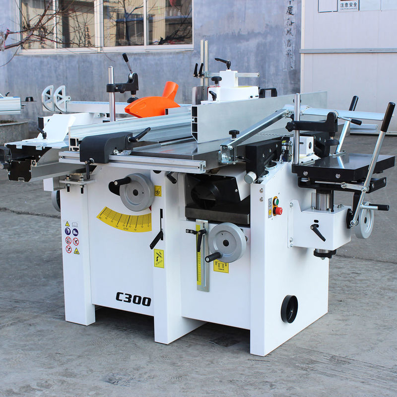 0-2kW 5 in 1 kombinierte Schiebeplatte Säge Spindel Formen Tisch Holzbearbeitung Planer Maschine