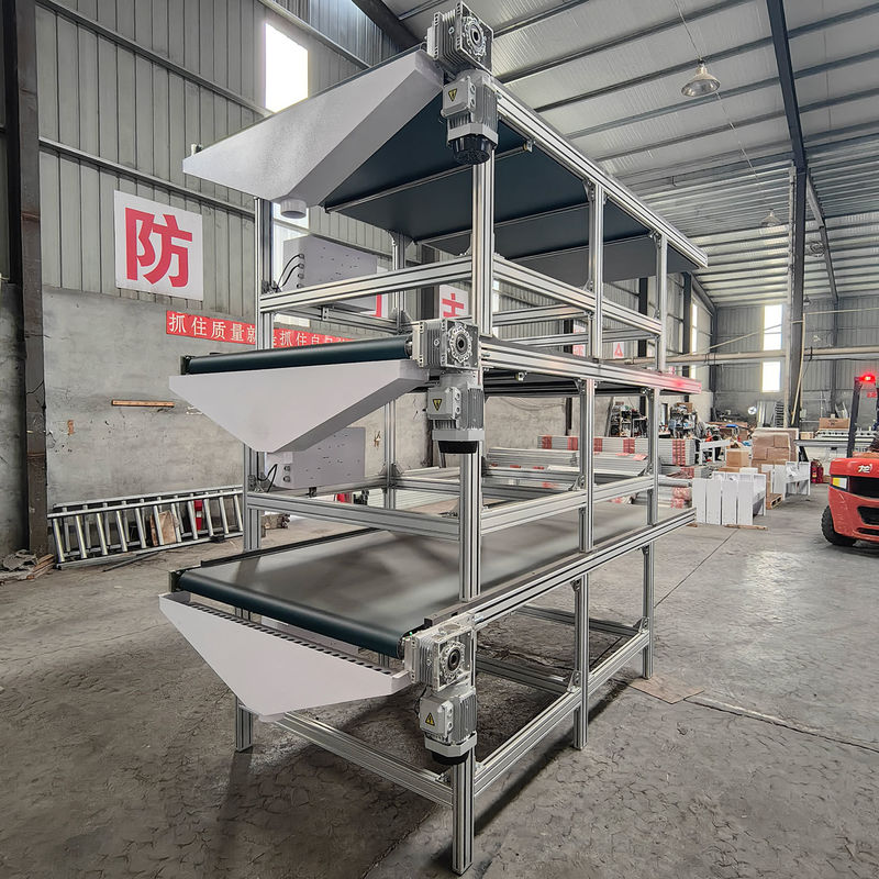 Leicht zu Holzbearbeitung Maschinen Bandförderer für Möbel Produktionslinie 400W Leistung
