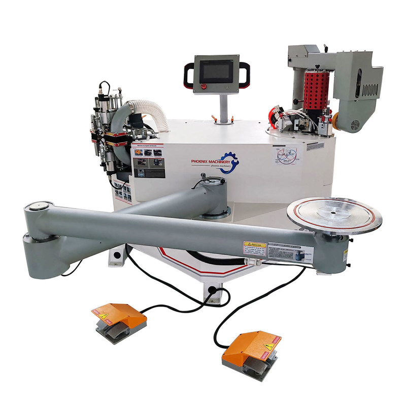 KN-700-3 EVA PUR Klebepot Präzisionsdocking Gerade Kurve Rocker Automatische Randbandmaschine