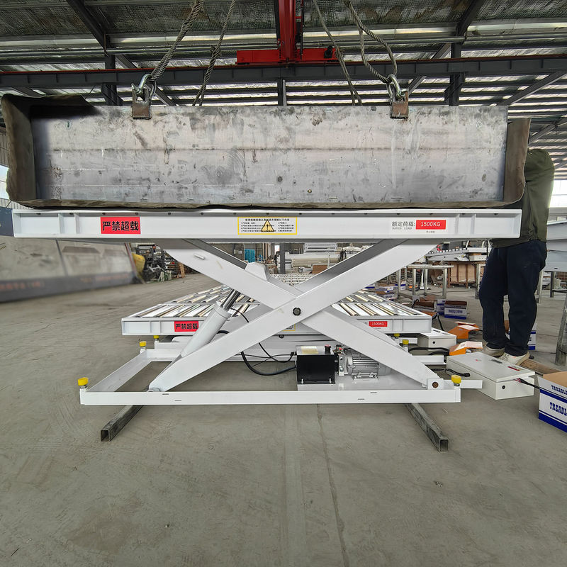Elektrische hydraulische Scherehebezeuge für das Be- und Entladen in 2500*720mm Größe