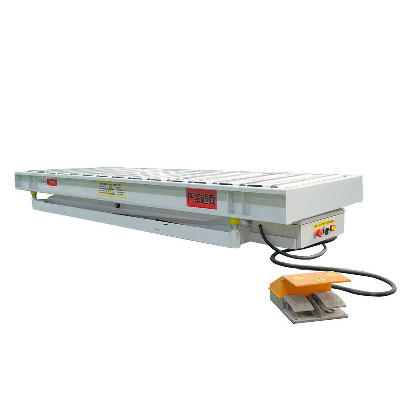 Tatsächliche Last 1500kg PDL01 3kw 380v/50hz Hydraulisch-elektrische Hebetisch mit Walzenvorrichtung