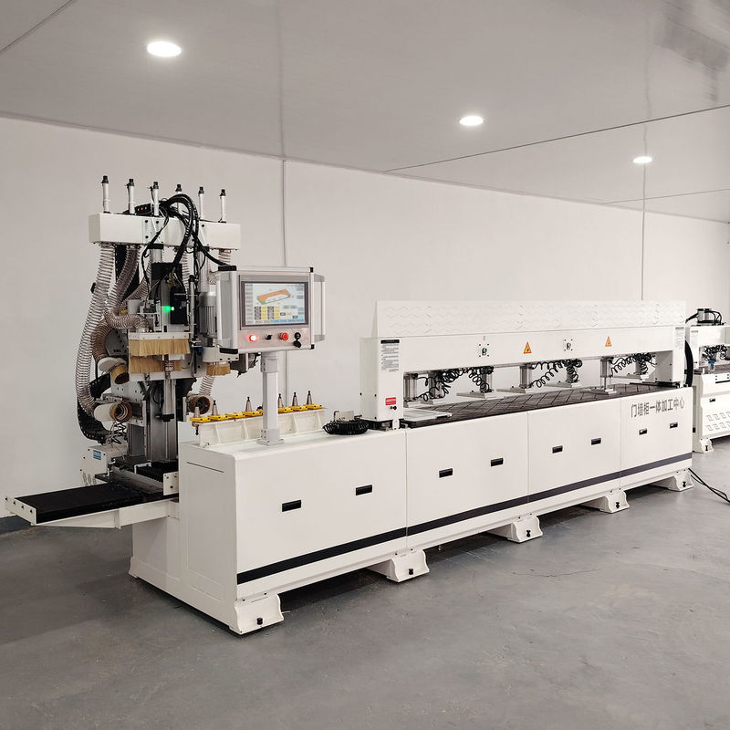 Hochpräzisions-automatische Laser-CNC-Seitenloch-Holzbohrmaschine