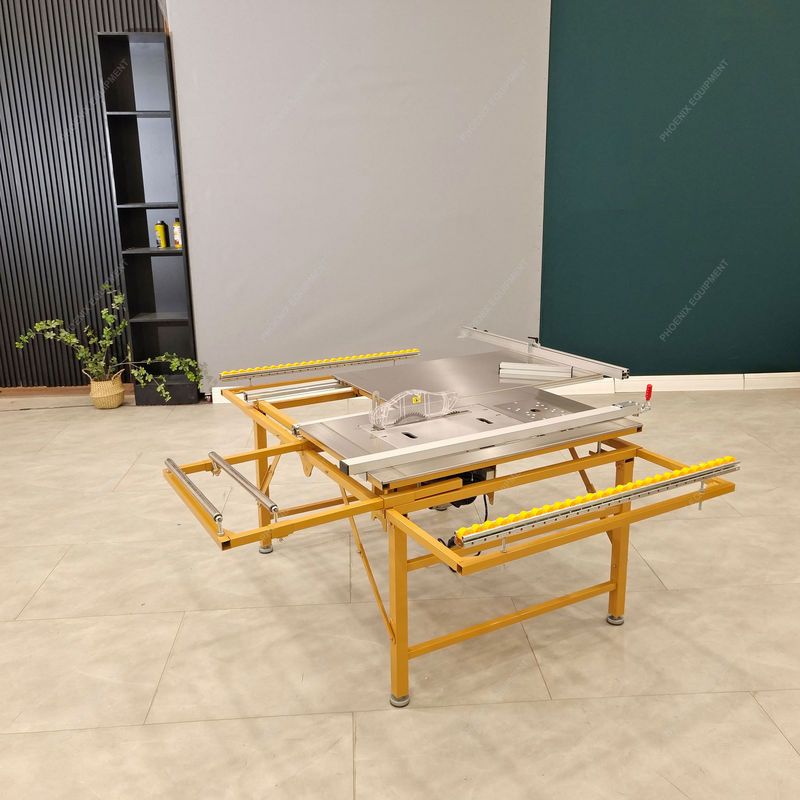 Horizontale 5kW PDMJ16 Staubfreie Klappplatte Rundsäge für Holzbearbeitung