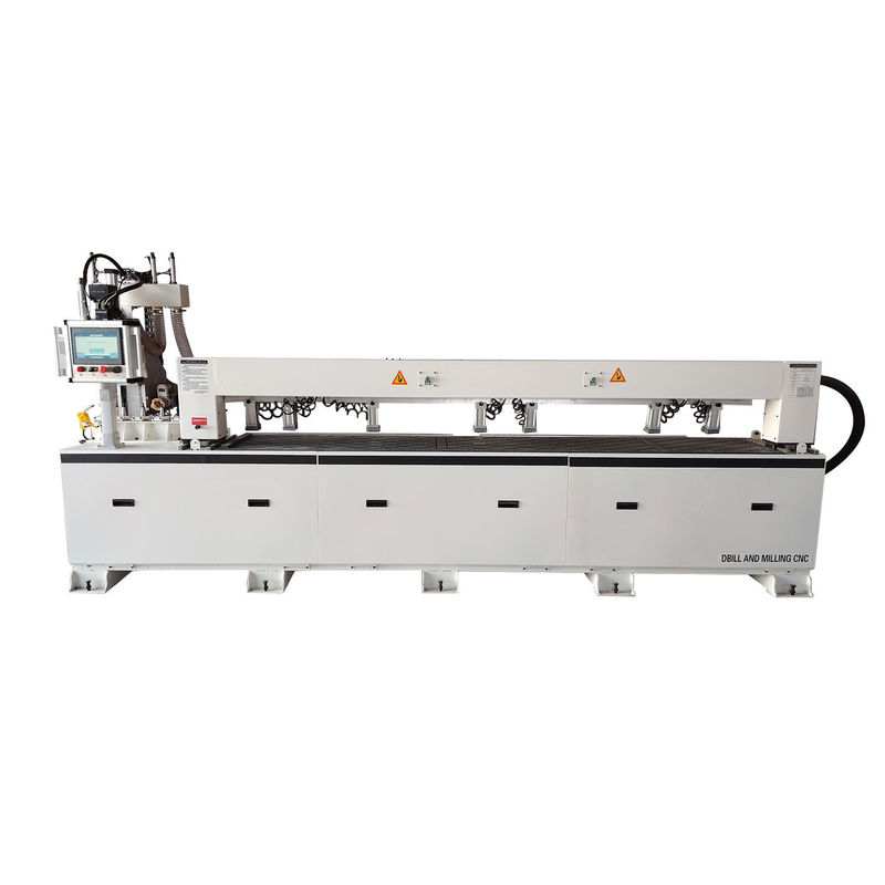 Drei-Achsen-Vereinigung CNC-Türverschlussmaschine zum Bohren und Schlitzen von Holztüren und Fenstern