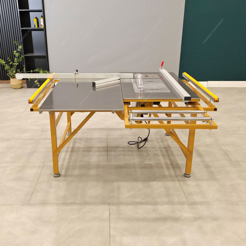 Bequeme und vielseitige PDMJ16 Portable Mini Table Panel Saw mit Scoring Saw Blade 2kw