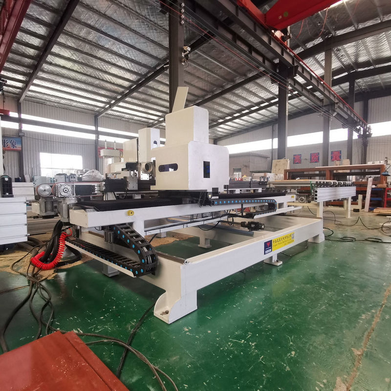 Holzbearbeitungsmaschinen CNC-Doppelseitige Türschloss-Scharniermaschine mit 26,44 kW Leistung
