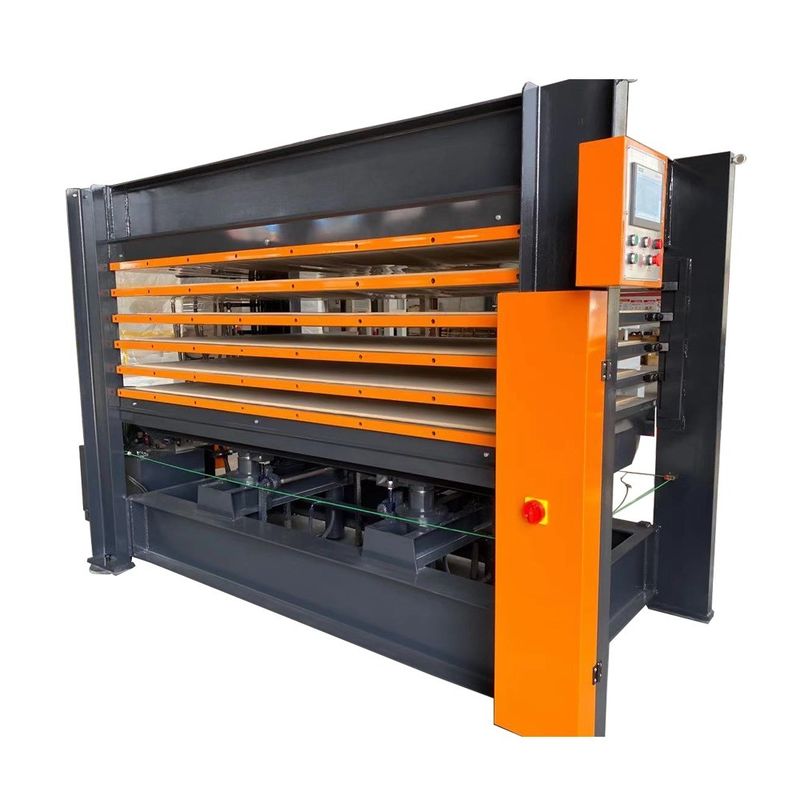 35kW Holzpalettenwärme isostatische Druckmaschine für Holztürhaut Produktionsprozess
