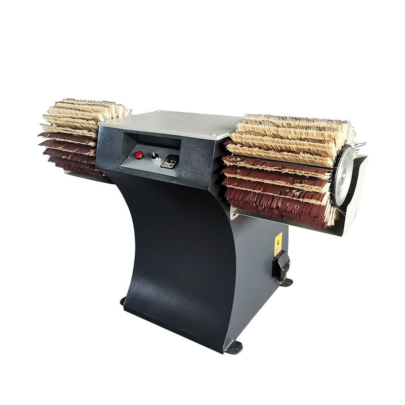 Holzschleifmaschine Doppelkopf Trommel Bürste Schleifmaschine zum Polieren von Massivholzmöbeln