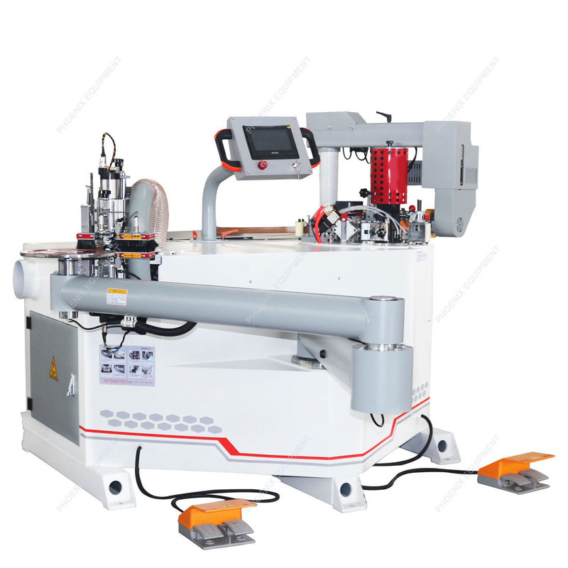 Vollautomatische Bandmaschine mit 12 m/min Geschwindigkeit und flexiblem Klapparm