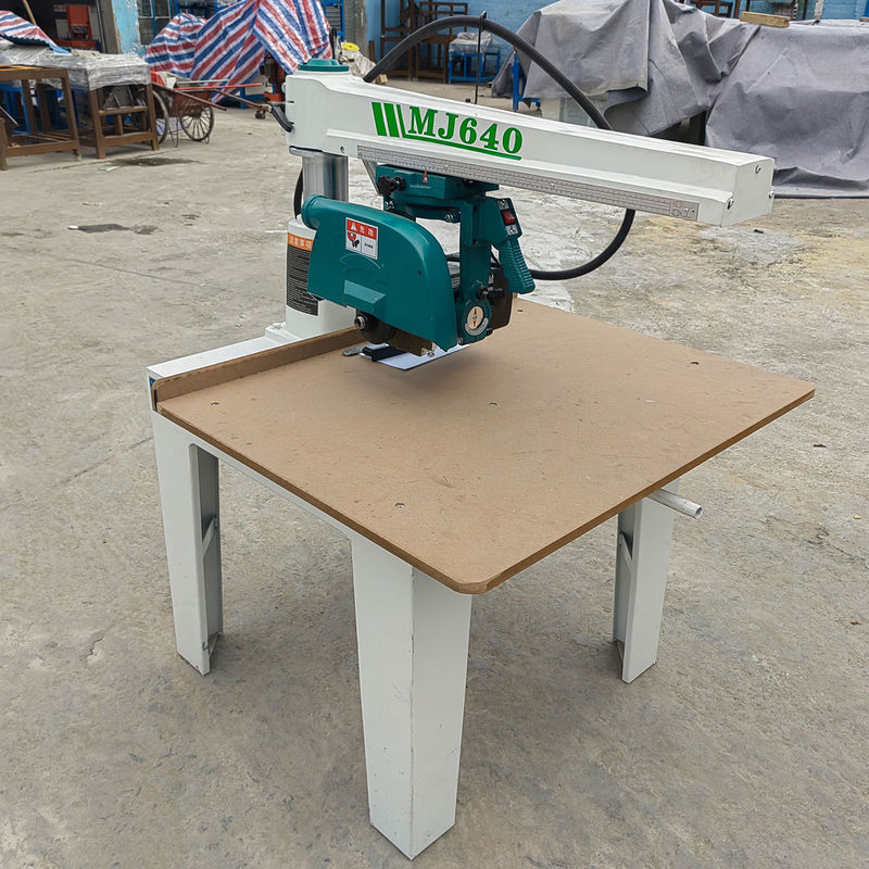 110 mm Max. Arbeitsdicke Holzbearbeitung MJ640 Holz Radial Arm Säge für Kreuzsäge Schneiden