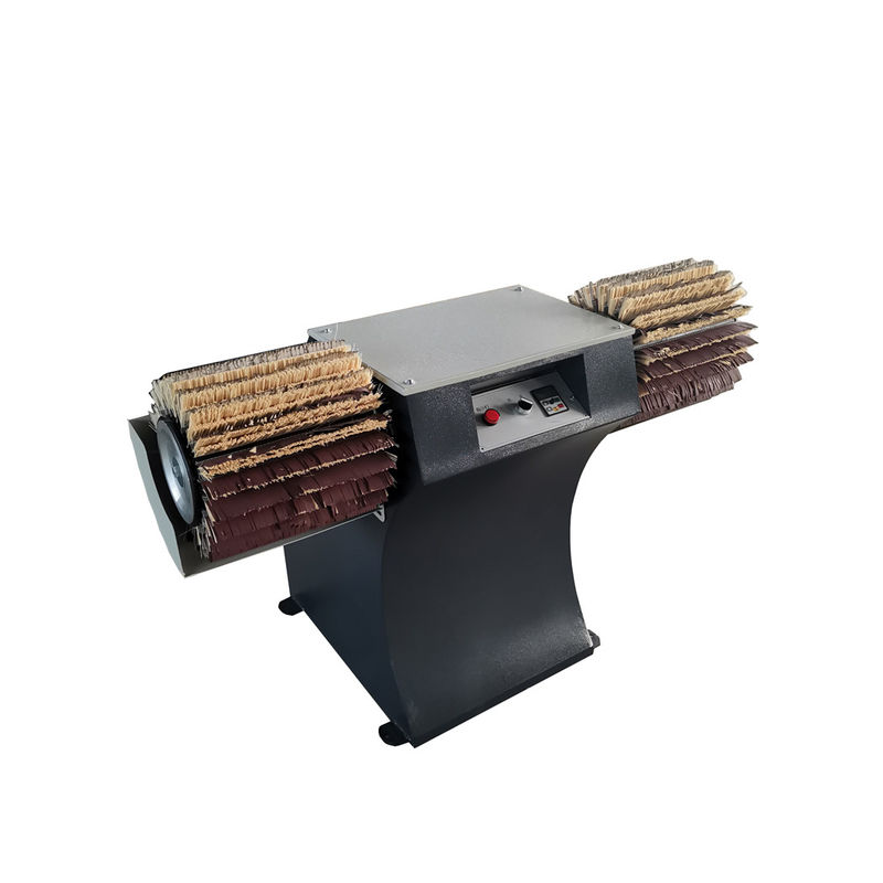 Einfache Bedienung Doppelachsen-Sandmaschine für geformte Benchtop Holzbrett Bürsten