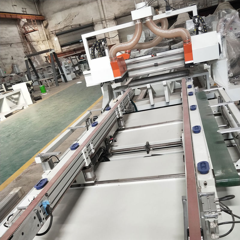 Geschwindigkeit MJ-27308 Holzbearbeitung CNC automatische Holztür Holzplatte Vier Seitenkante Schneide Säge