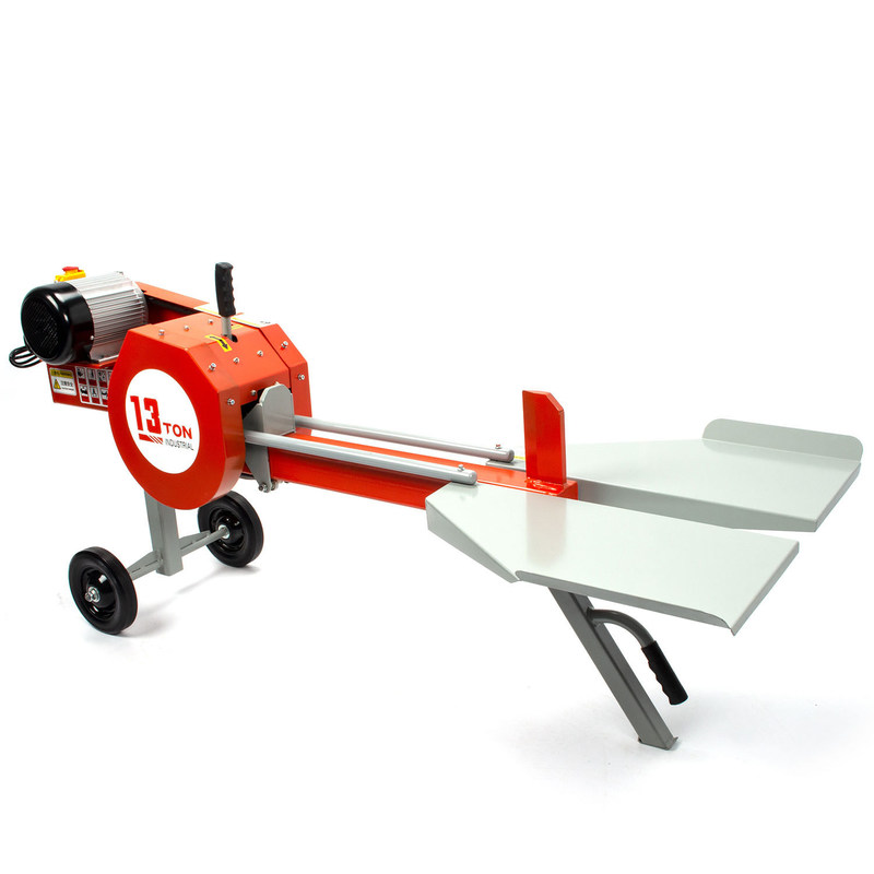 Horizontale 13-Tonnen elektrische Baumstammspalter ideal für die kleine Holzspaltung zu Hause