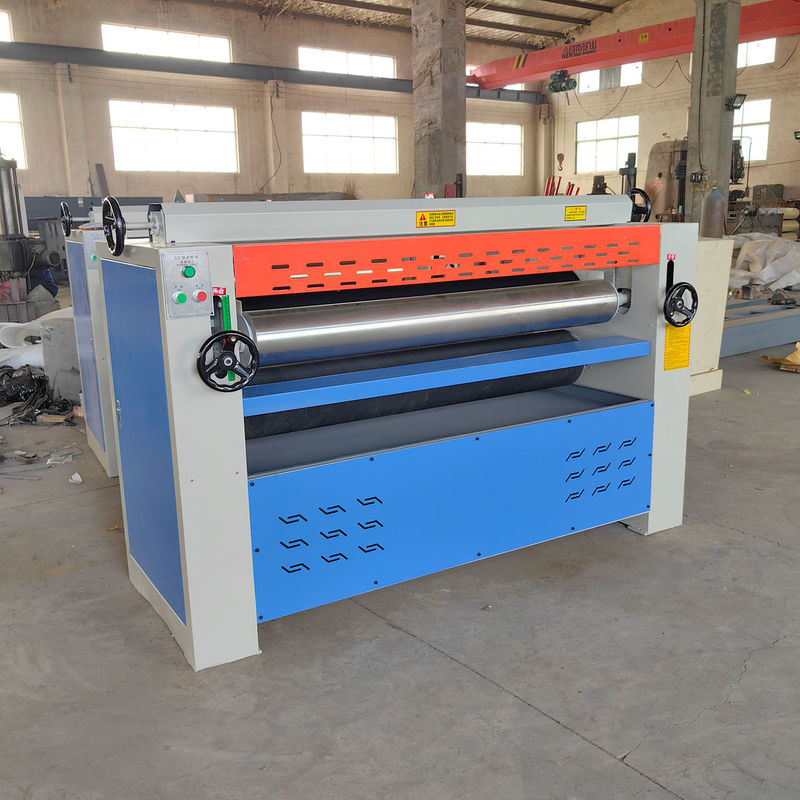 2.2kw Leistung Holzbearbeitung Einzel- oder Doppeloberflächen-Streifenholz-Kleberverbreiter-Rollmaschine