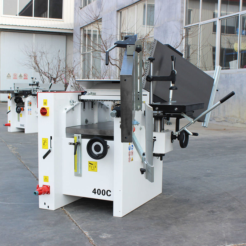 3 in 1 Holzbearbeitungsmaschine Planer Verdickungs- und Verdickungsmaschine mit 3-phasiger Motorleistung 0-3